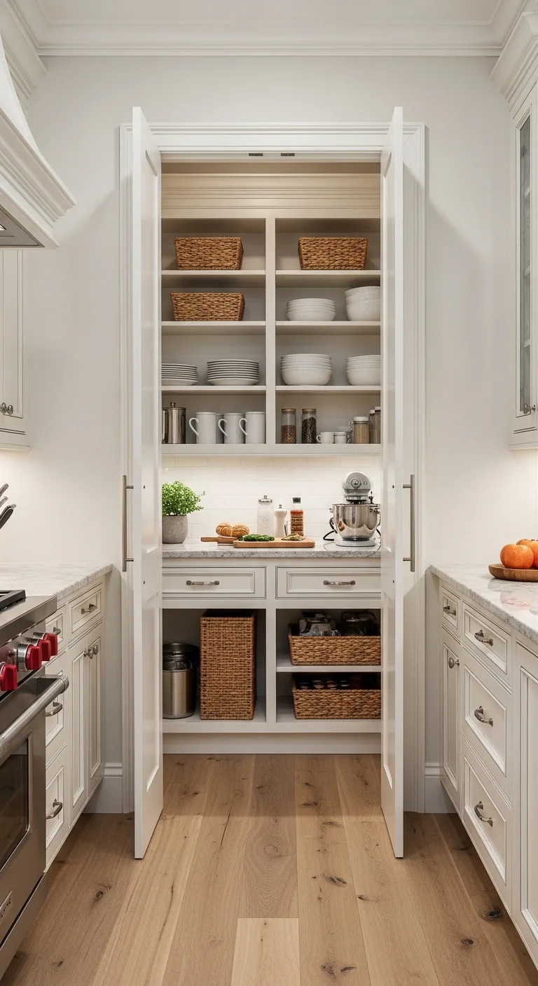Butler Pantry Addition for Advanced Luxury Kitchen Organization