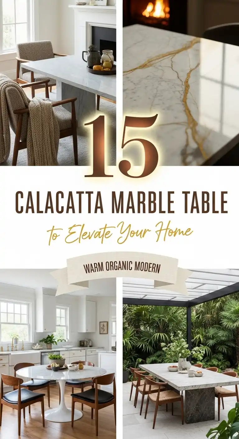 Calacatta Marble Table Ideas