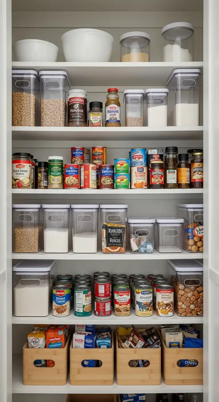Categorize Items to Simplify Pantry Organization Systems