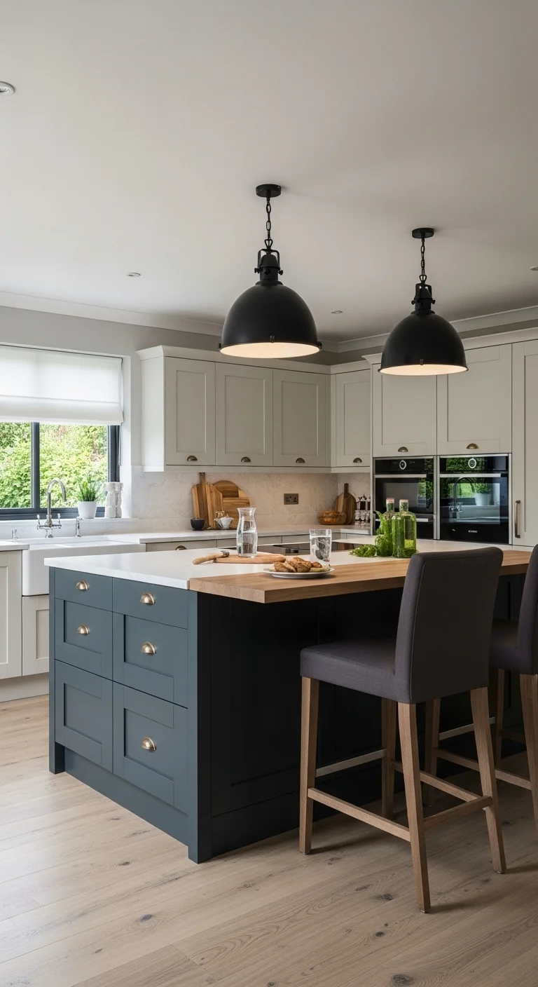 Central Kitchen Islands as a Luxury Kitchen Feature