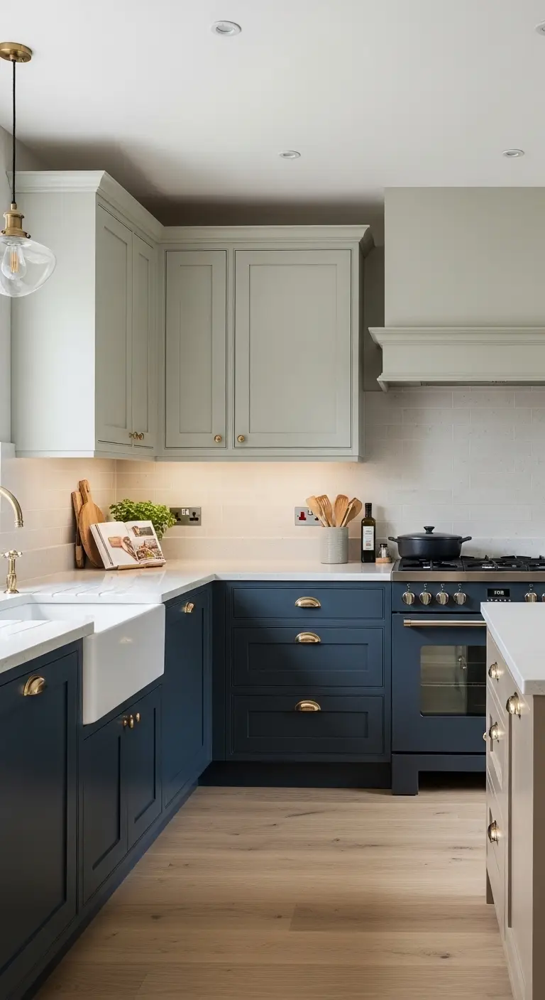 Colored Kitchen Cabinets for More Personality