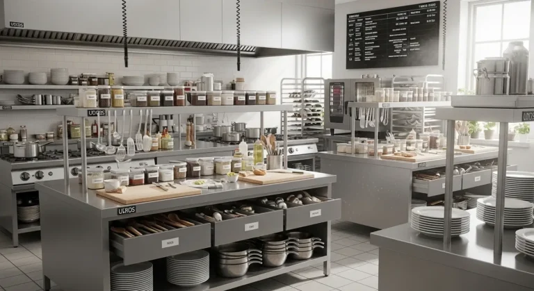 Commercial Kitchen Organization Ideas