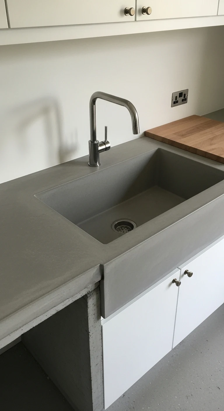 Concrete Kitchen Countertop for a Custom Look