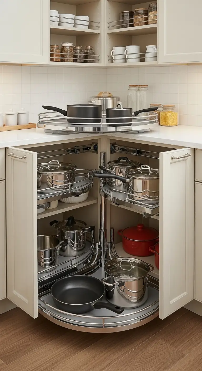 Corner Pull-Out Systems for Modern Kitchen Optimization