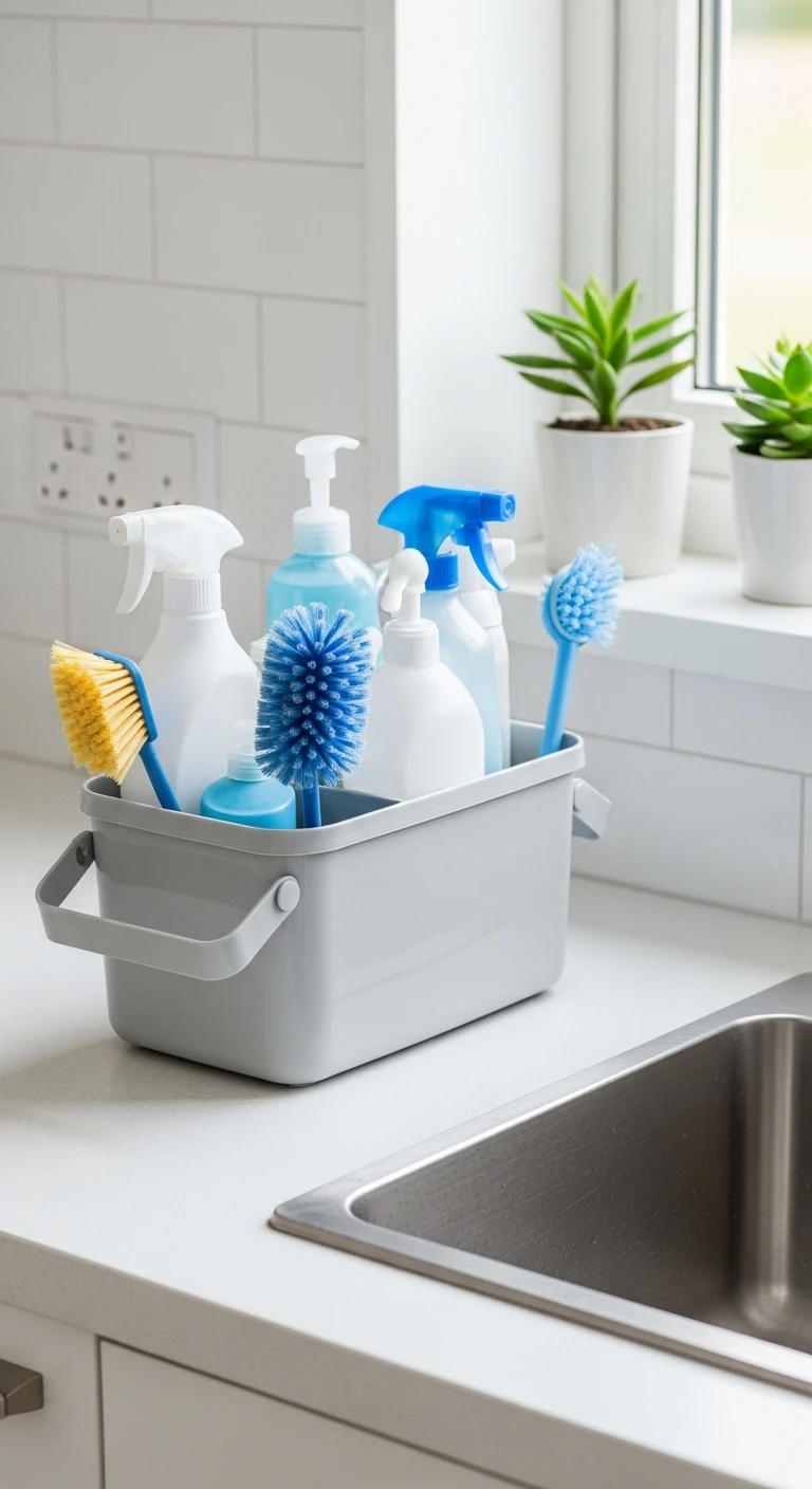 Create a Dedicated Cleaning Caddy for Mobility