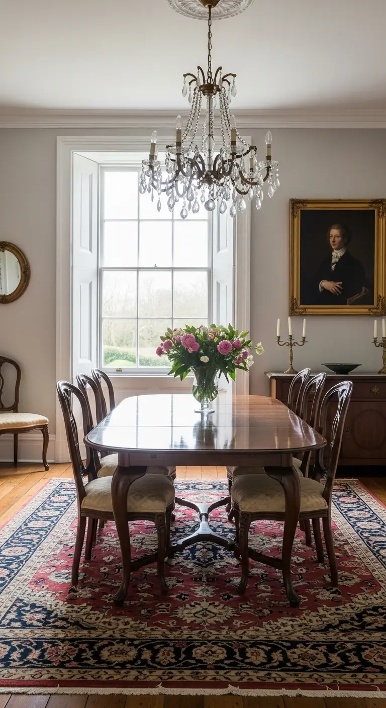 Create a Focal Point in Your Victorian Dining Room