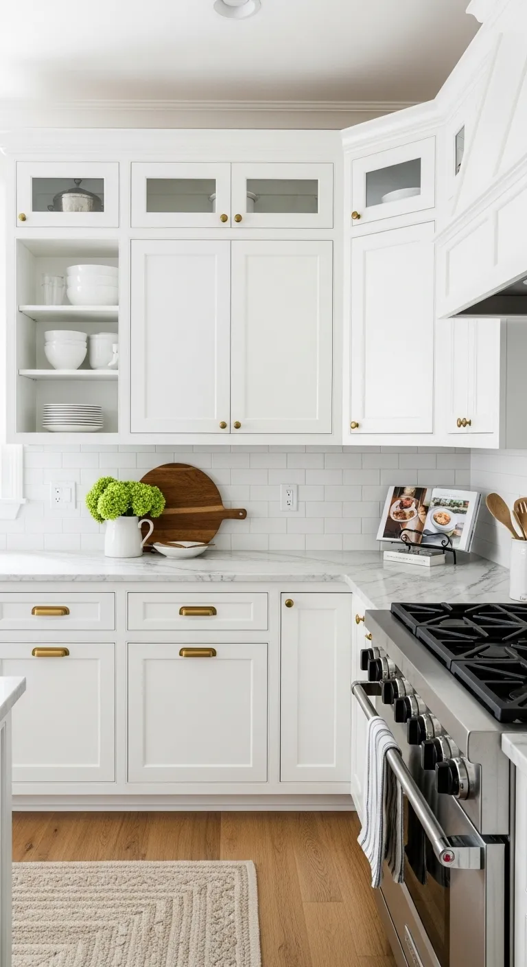 Crisp White Kitchen Cabinets Color Ideas for a Bright Timeless Look