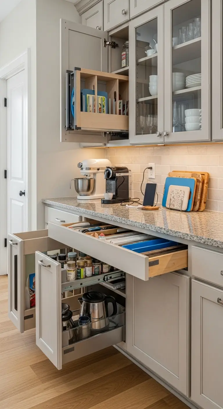 Custom Kitchen Cabinets Built Around Daily Routine