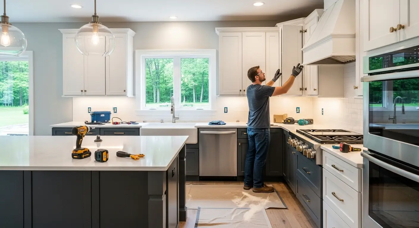 Custom Kitchen Cabinets Installation Ideas