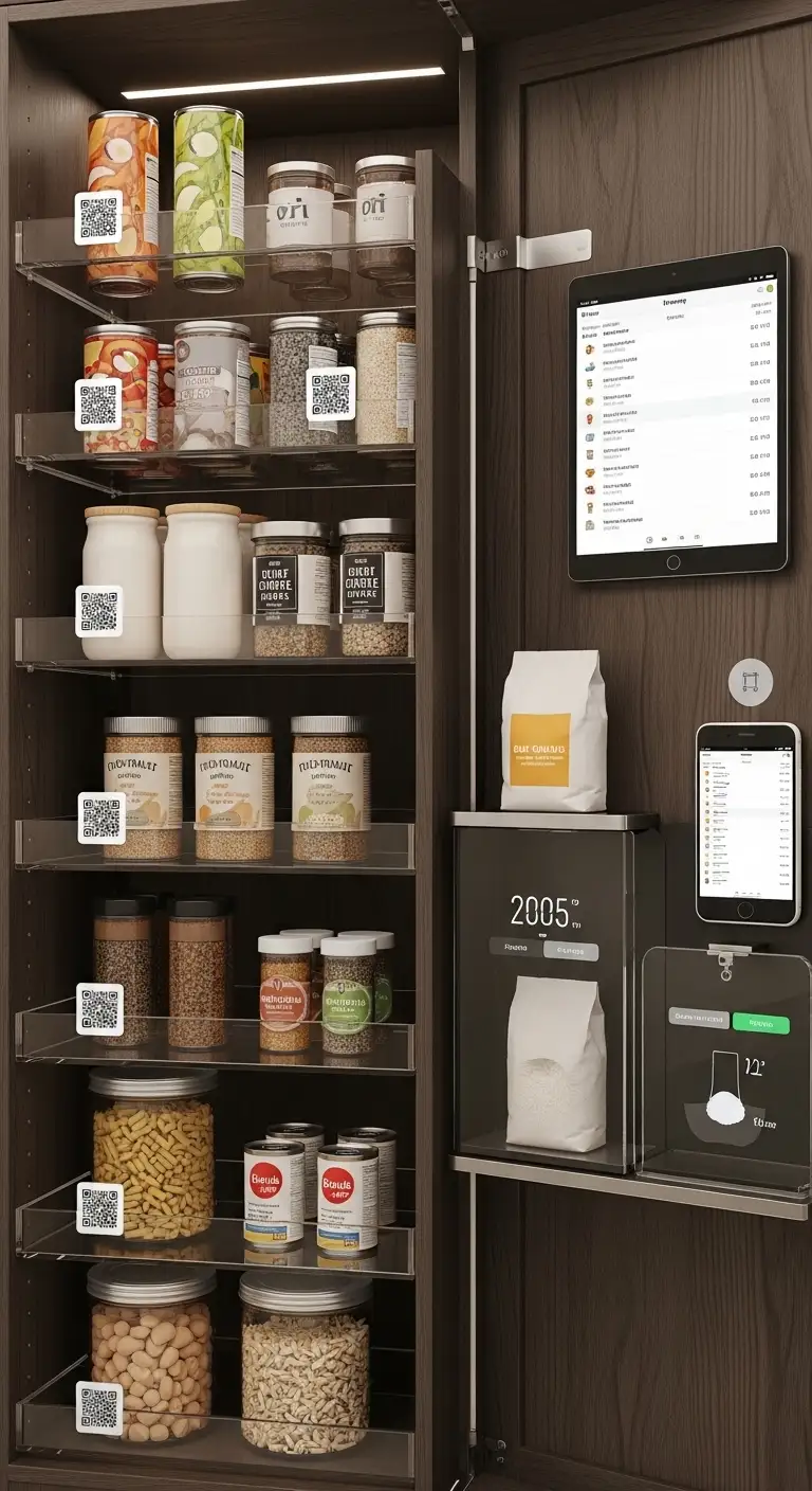 Digital Tracking Systems for Modern Pantry Cabinets Organization Control