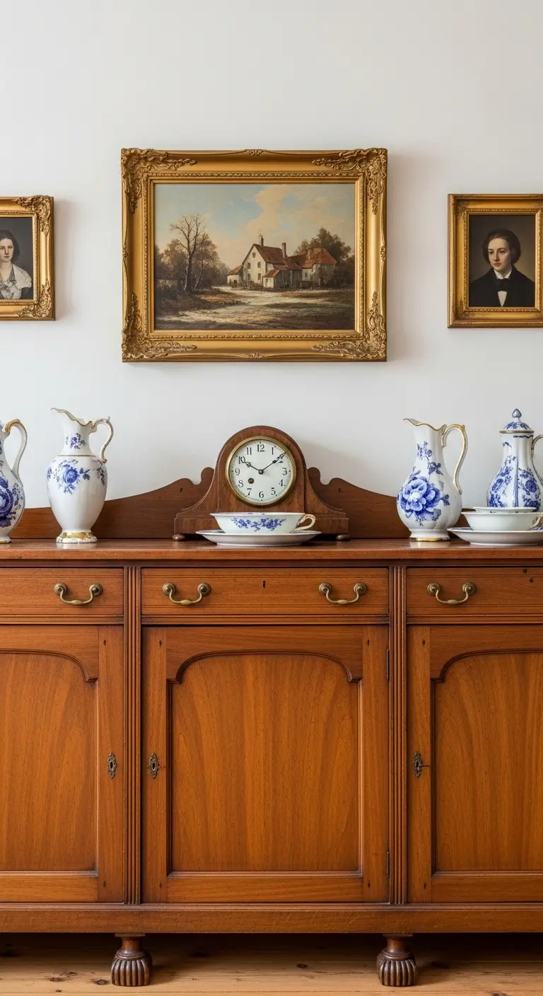 Display Antique Accessories in Your Victorian Dining Room