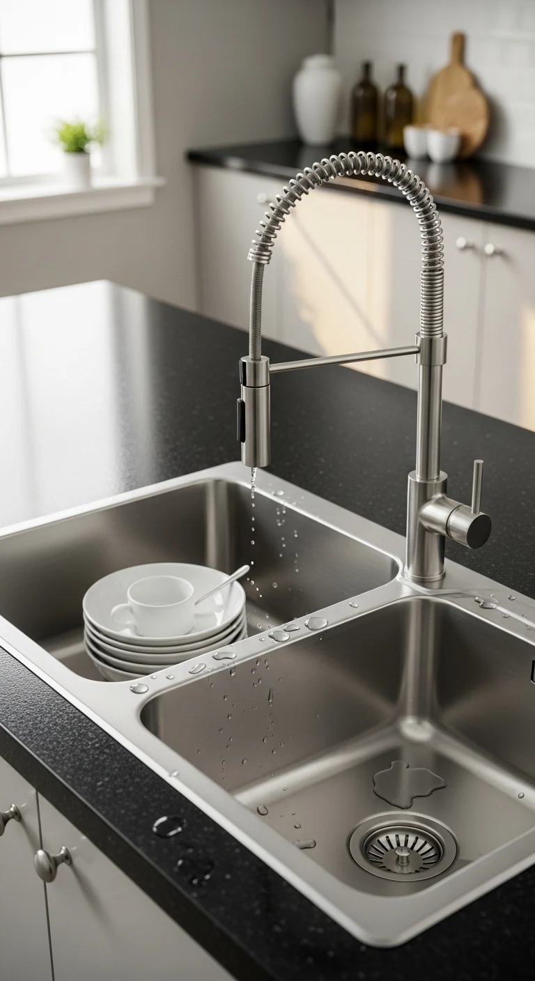 Double Bowl Kitchen Sink Design Ideas for Functional Cooking Spaces