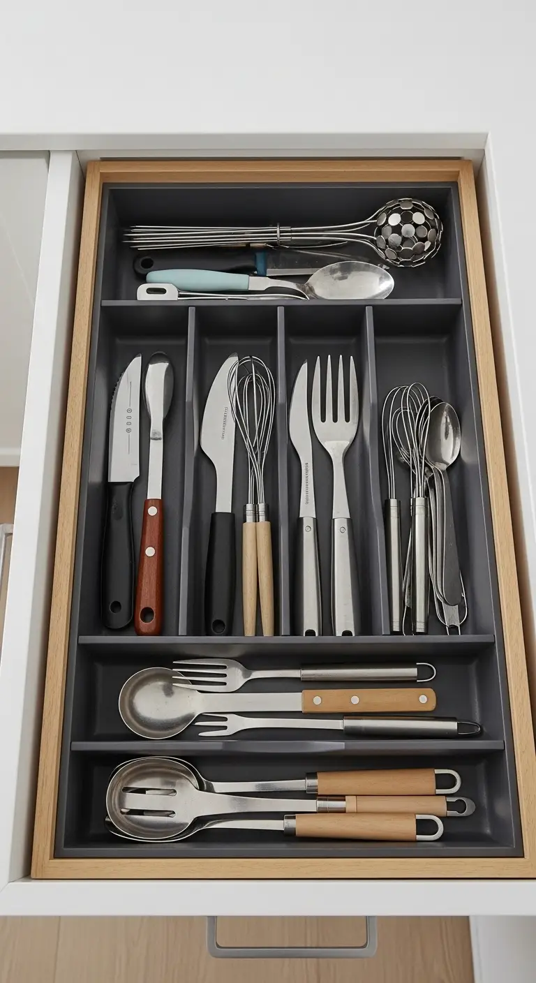 Drawer Divider Systems for Structured Kitchen Storage Optimization