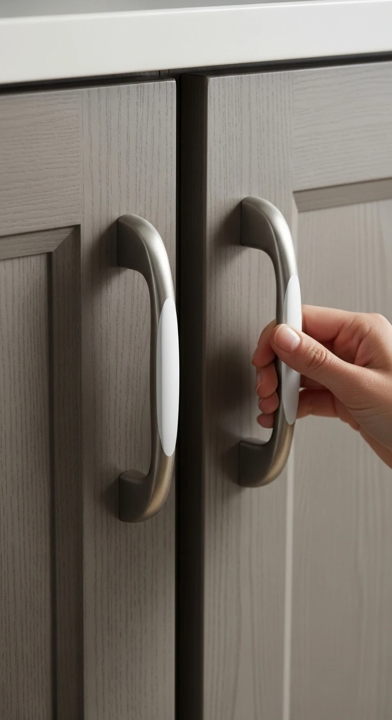 Ergonomic Grip Kitchen Cabinets Handles Ideas