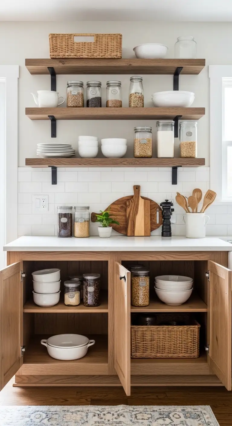 Essential Principles Behind Rustic Kitchen Storage Design
