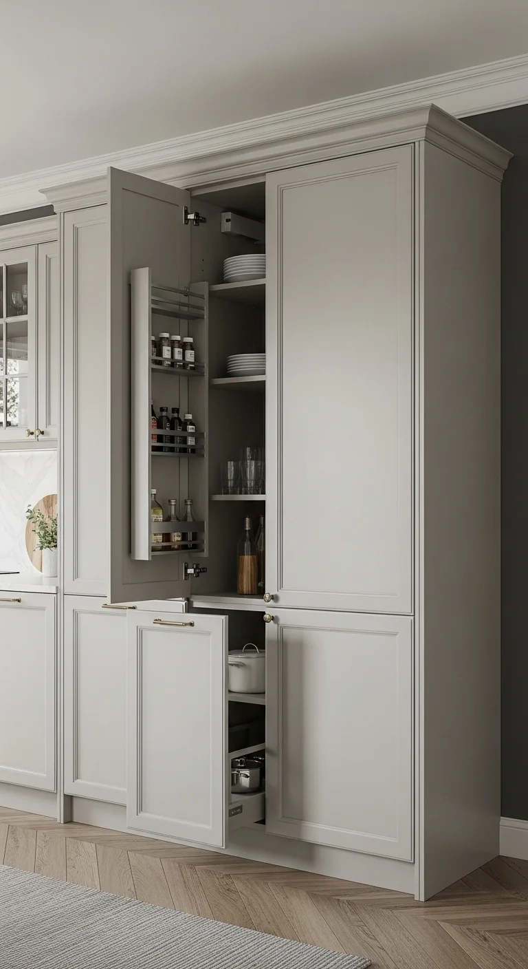 Floor-to-Ceiling Storage for Clean Design