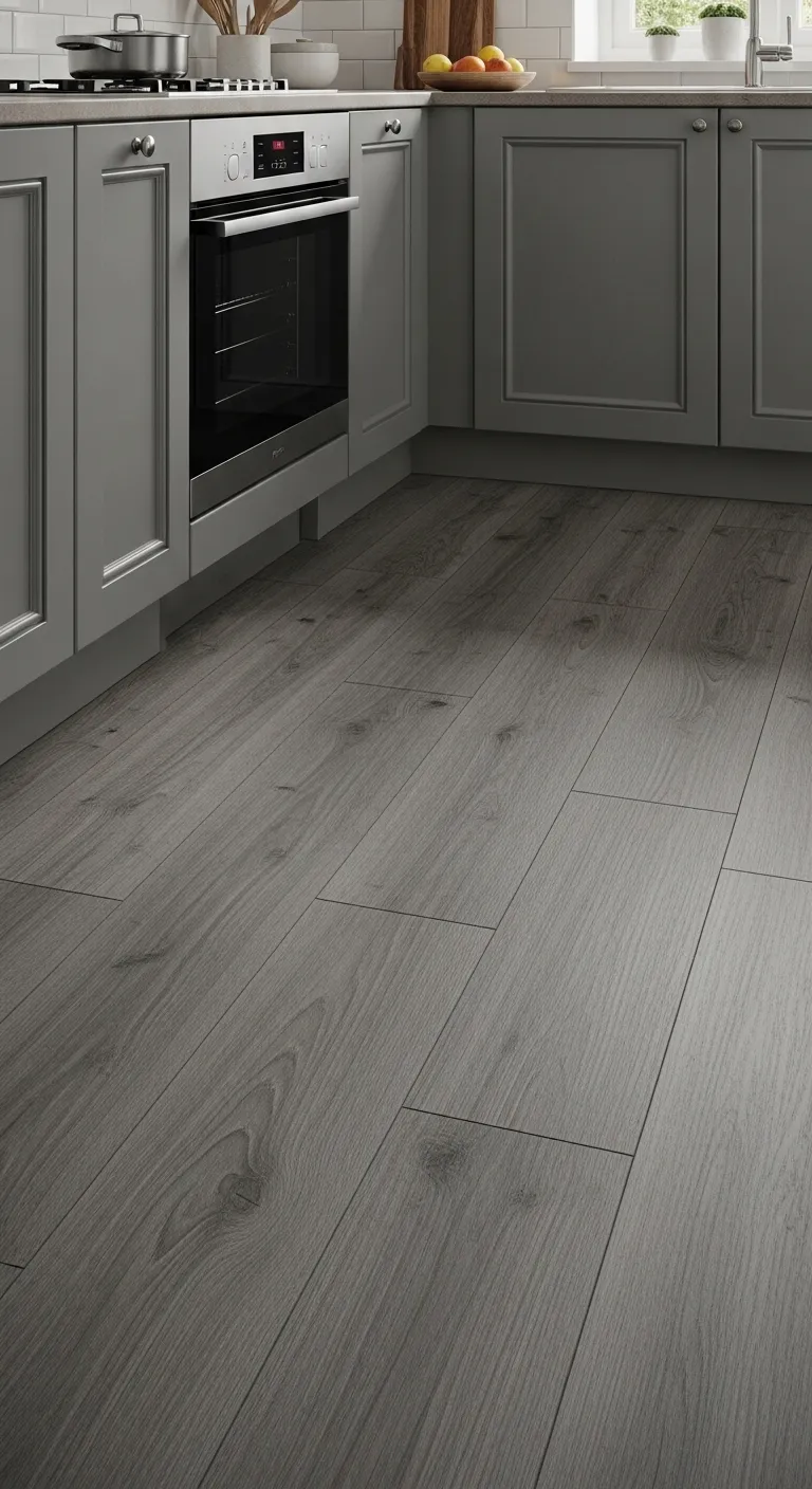 Gray Wood Look Luxury Vinyl Planks