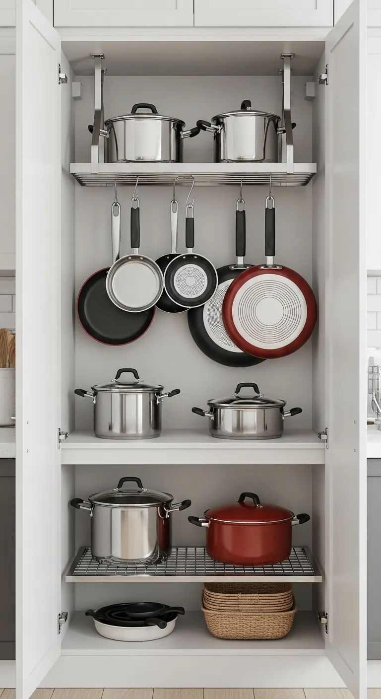 Hanging Rack Solutions for Pots, Pans, and Cookware Management