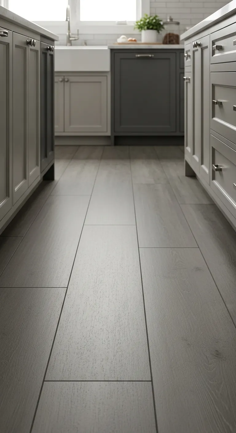How Gray Kitchen Flooring Changes the Feel of a Kitchen