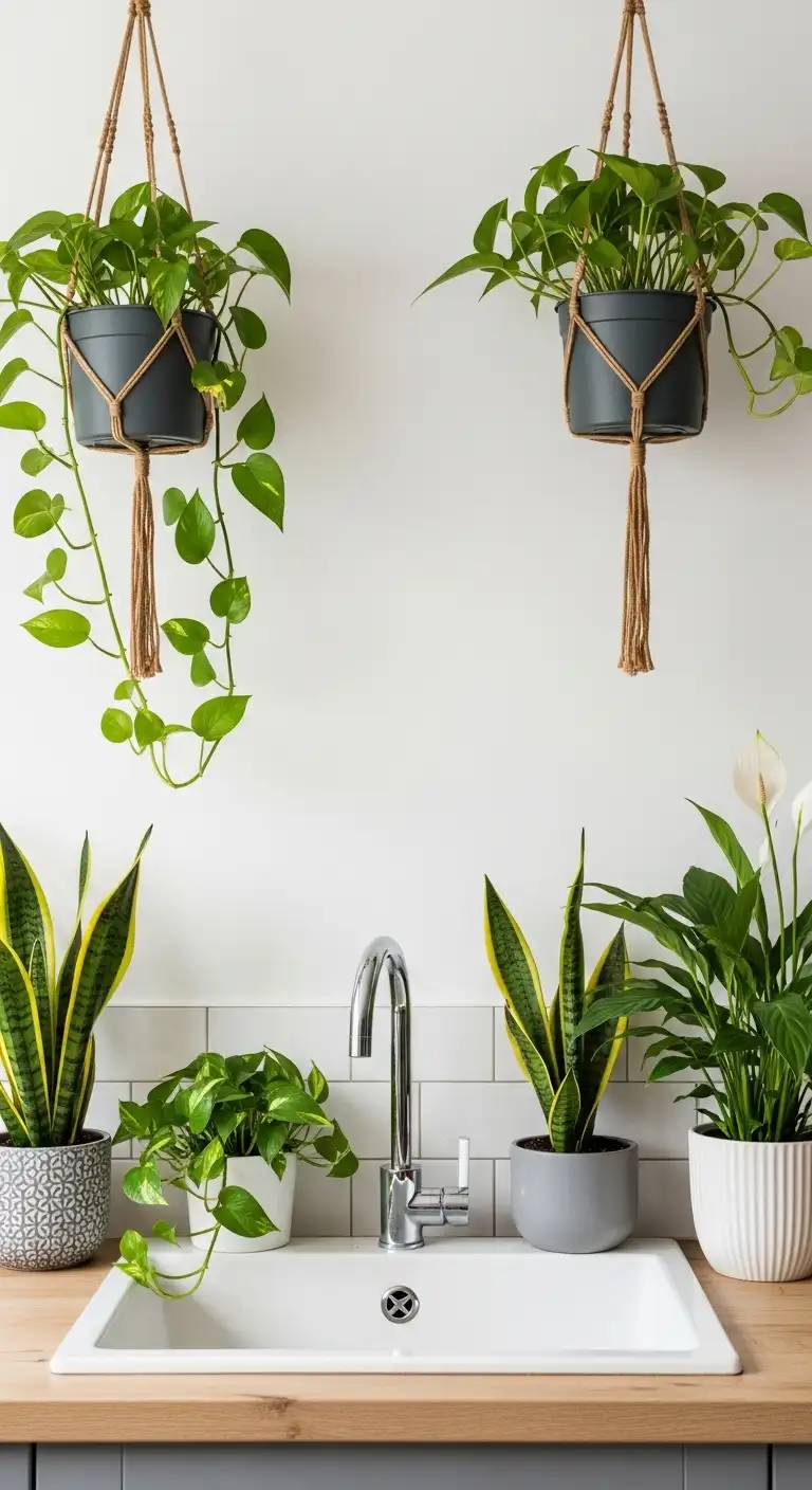 Incorporate Greenery That Thrives in Low Light