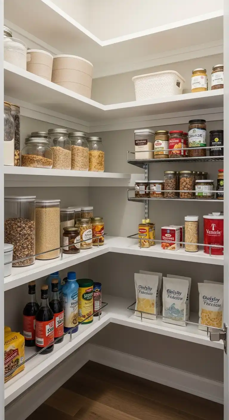 Install Adjustable Shelving for Flexible Pantry Organization