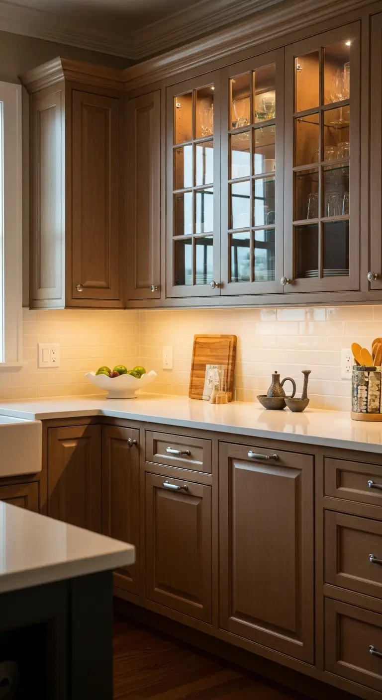 Install Under Cabinet Lighting During a Kitchen Cabinets Makeover