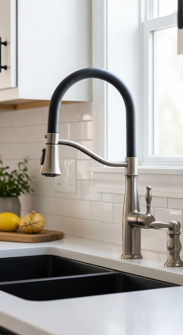 Install a Statement Faucet as Decor