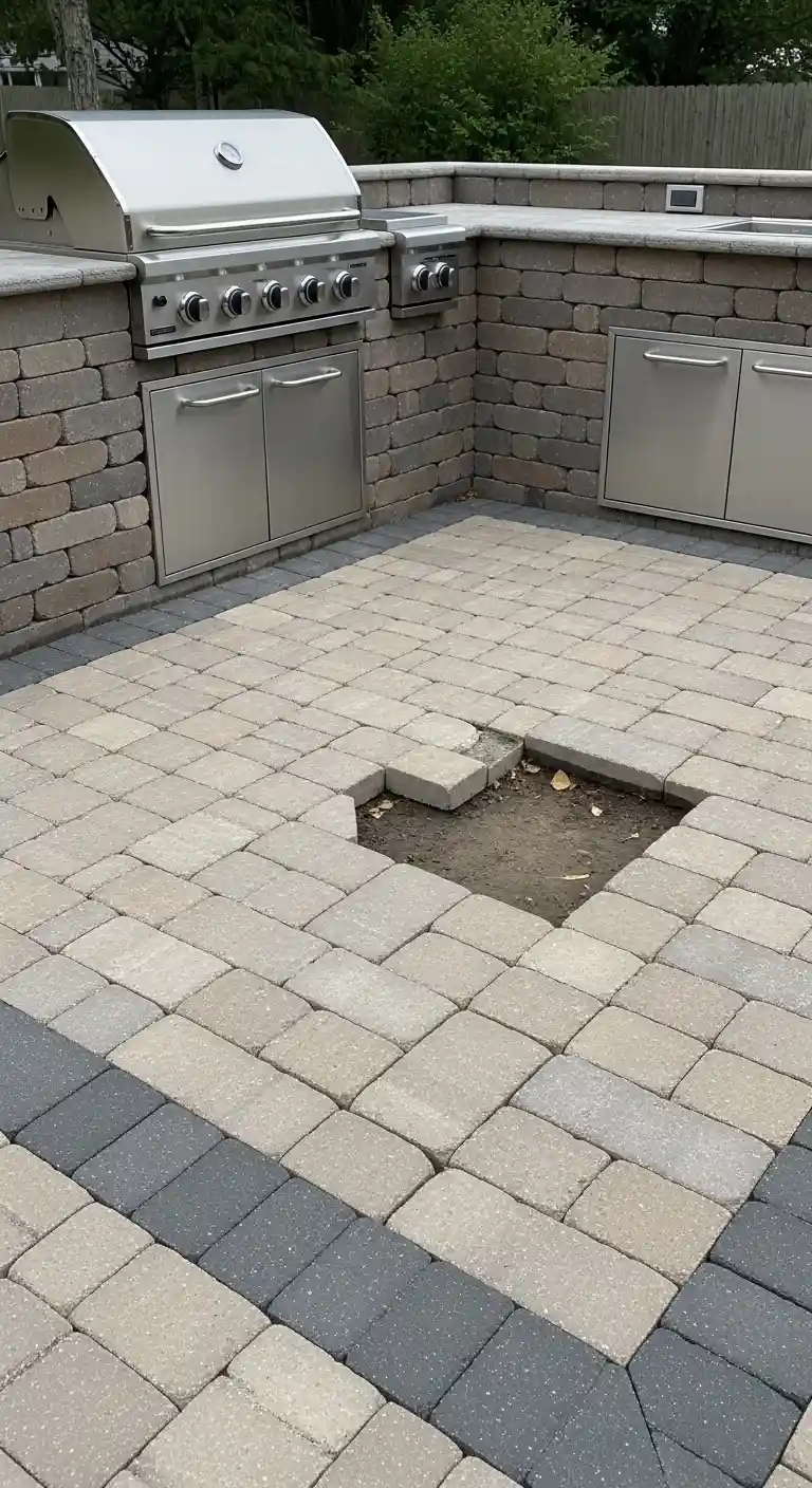 Interlocking Paver Flooring for Flexible Design