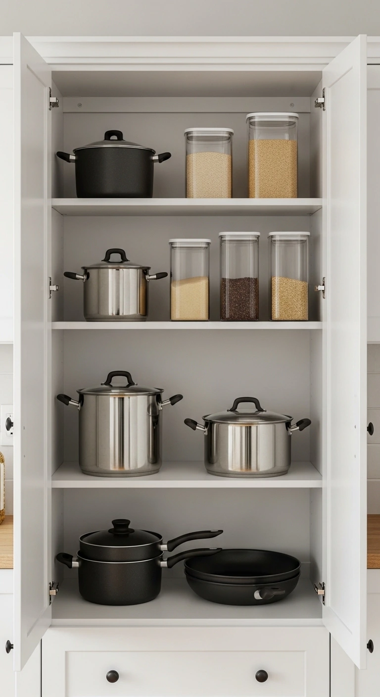 Keep Heavy Items at Lower Levels