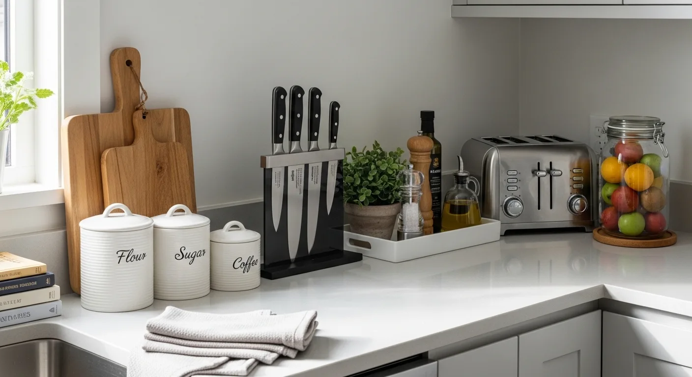 Kitchen Counter Organization Ideas