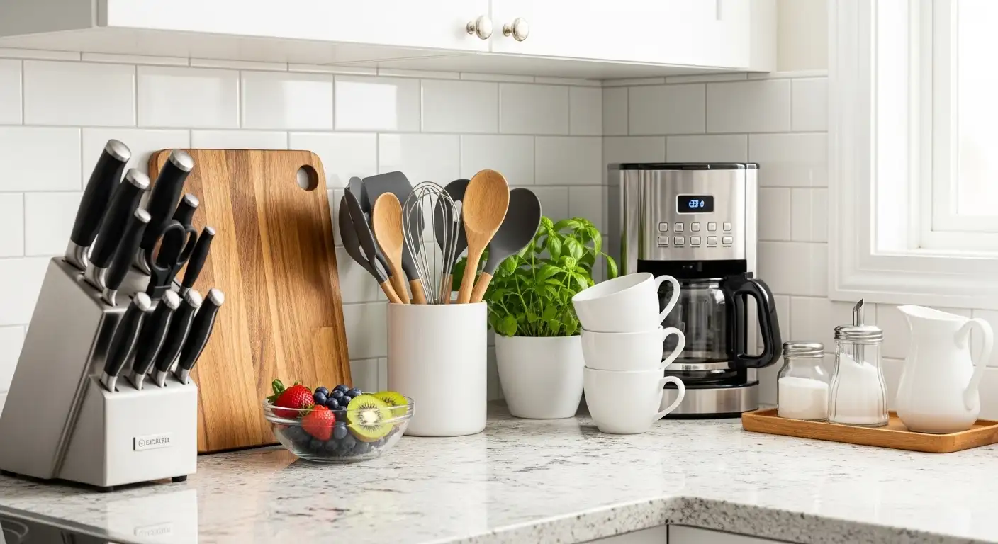 Kitchen Counter Organization Ideas