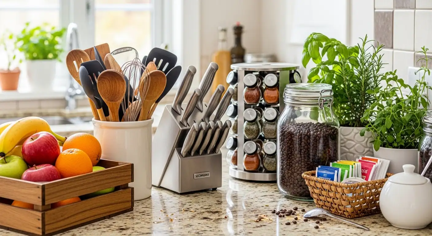 Kitchen Countertop Storage Ideas