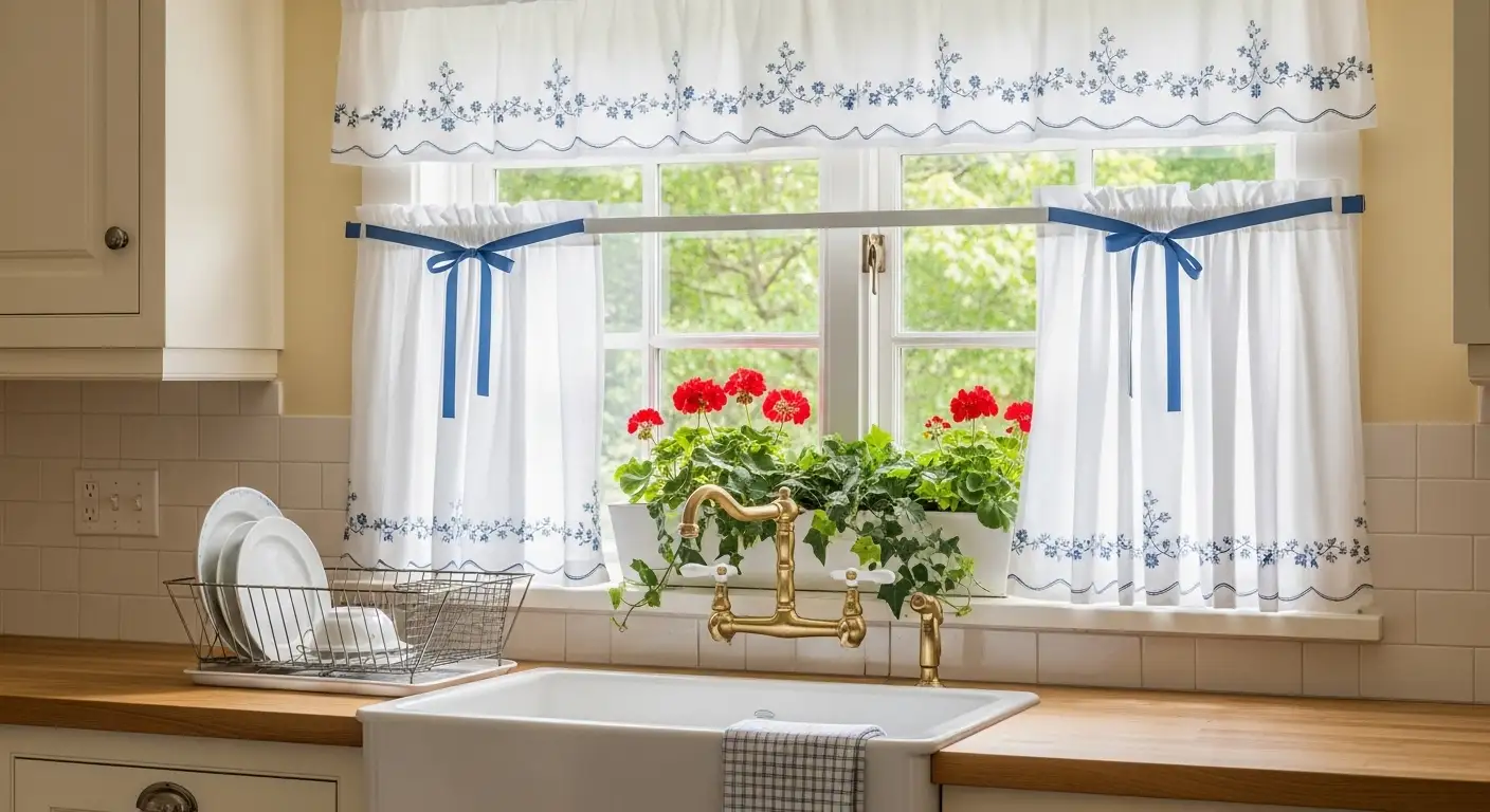 Kitchen Curtain Ideas Above Sink