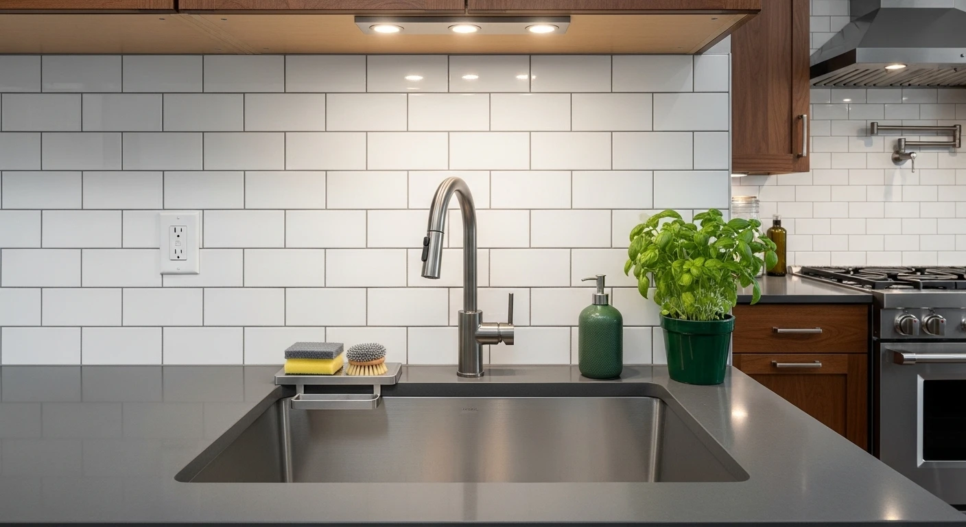 Kitchen Sink No Window Ideas