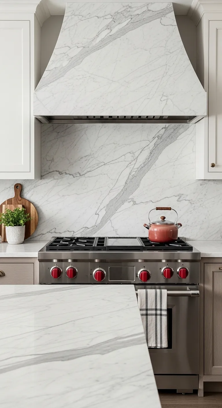 Kitchen with Natural Stone Surfaces