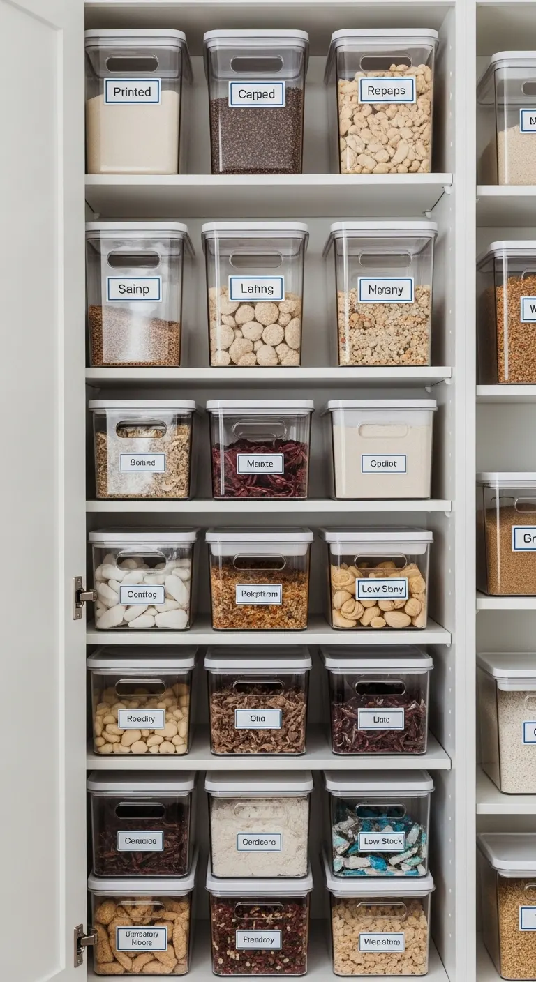 Labeling Systems That Strengthen Kitchen Organization Flow
