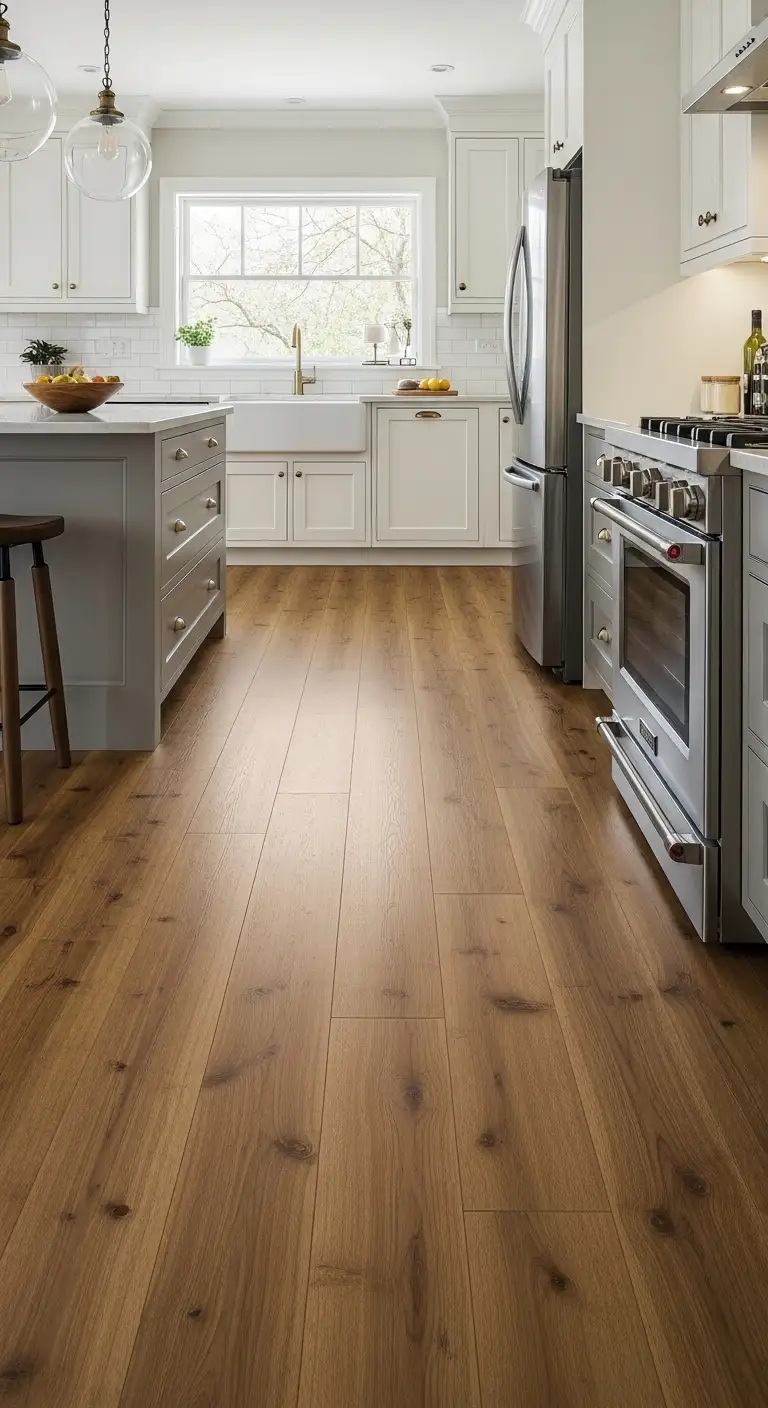 Laminate Kitchen Flooring for Stylish Cost Efficiency