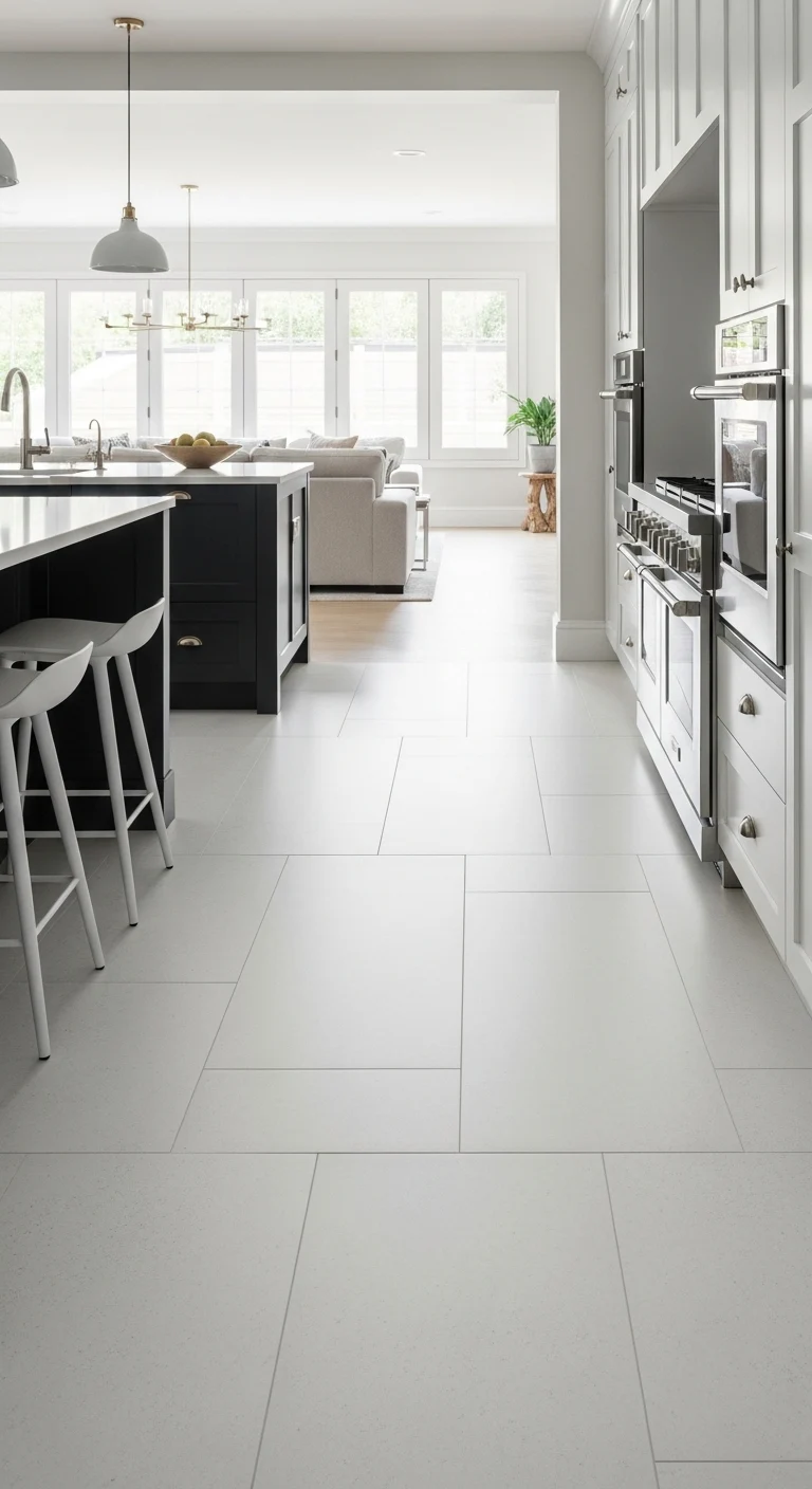 Large Format Tiles for Seamless Visual Flow