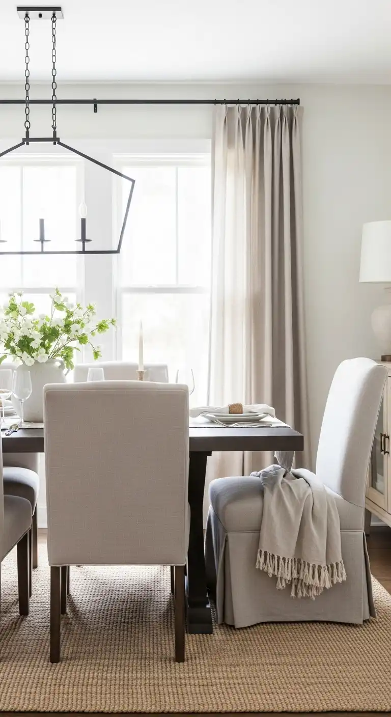 Layer Textures for Depth and Comfort in the Dining Space
