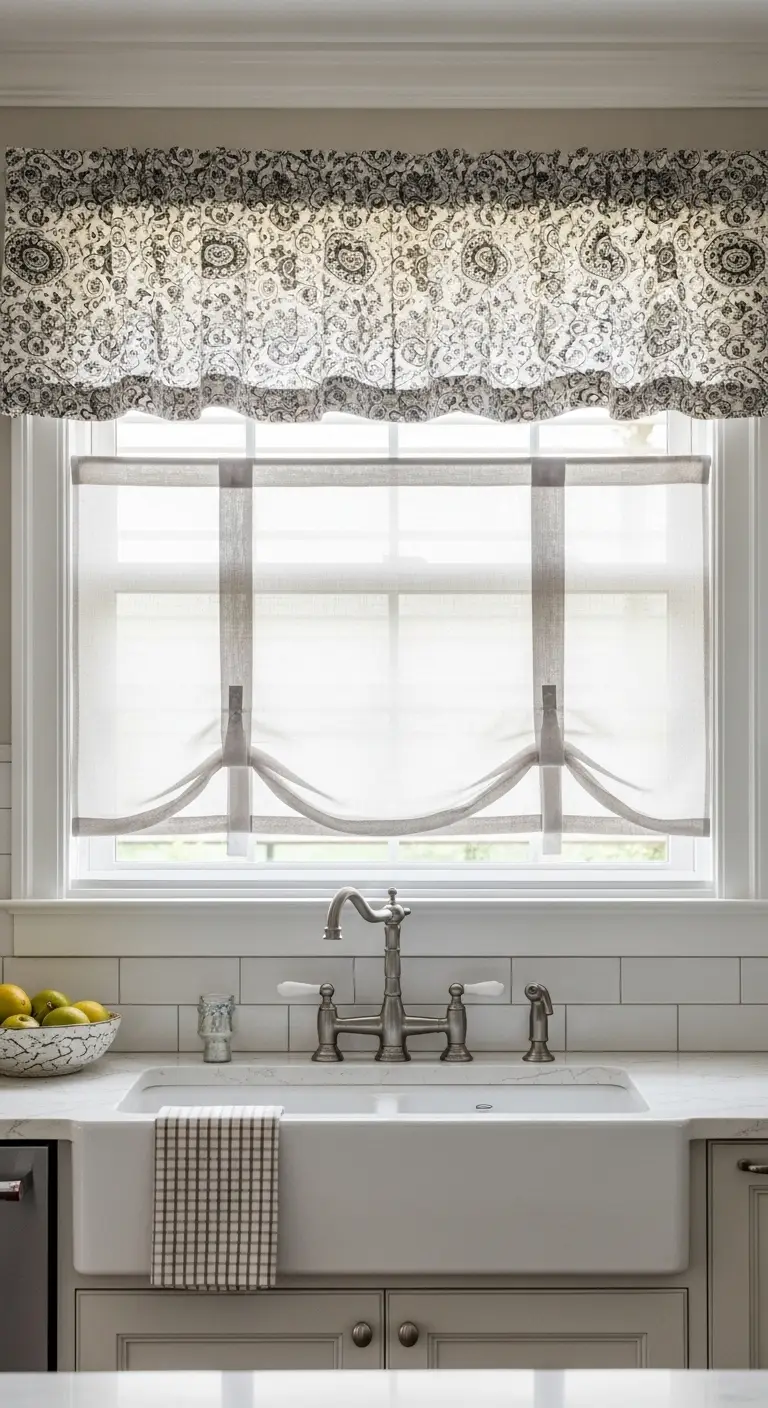 Layered Curtains for Added Depth