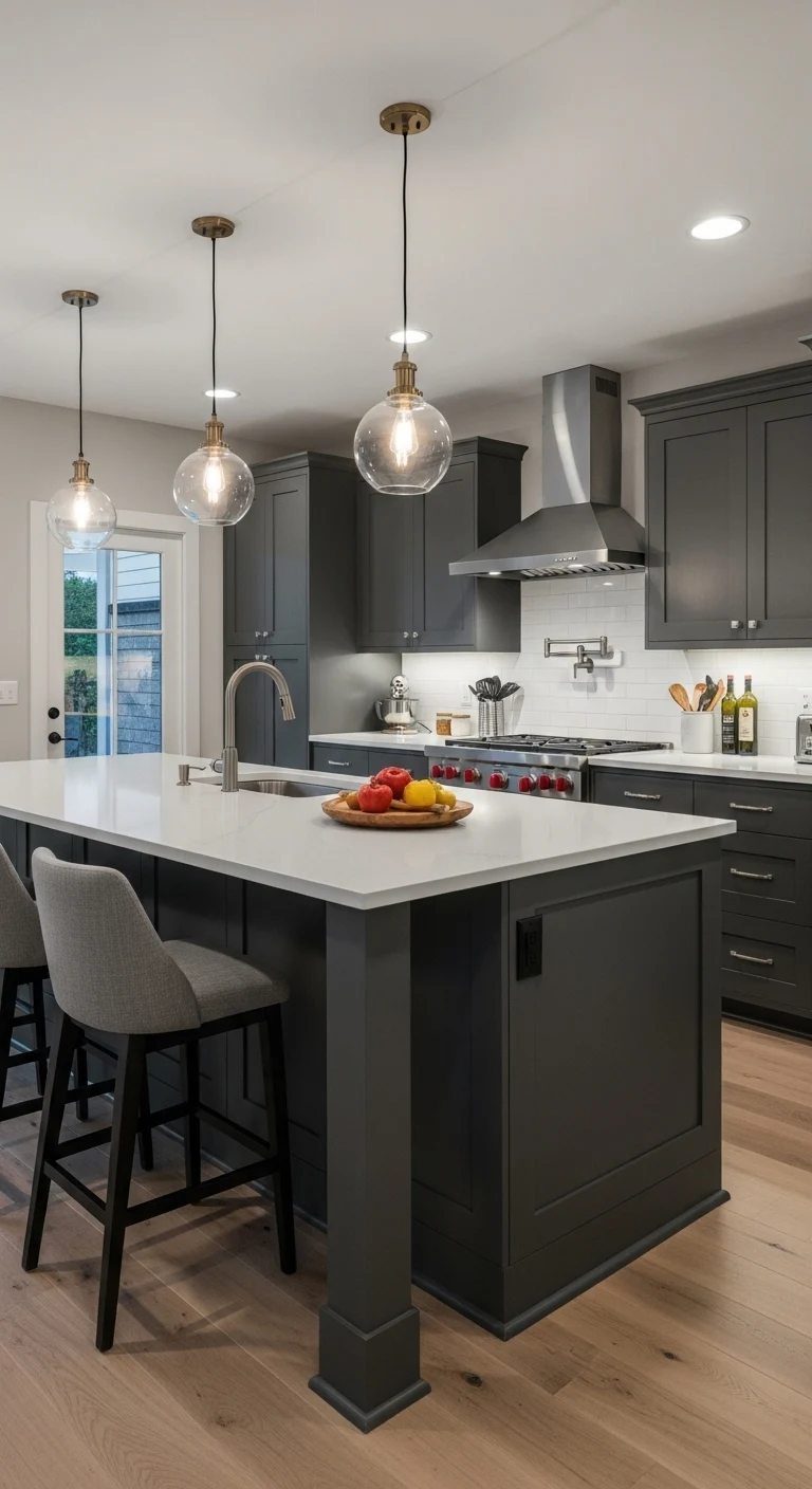 Lighting Design Enhancement for Modern Kitchen Remodel Aesthetics