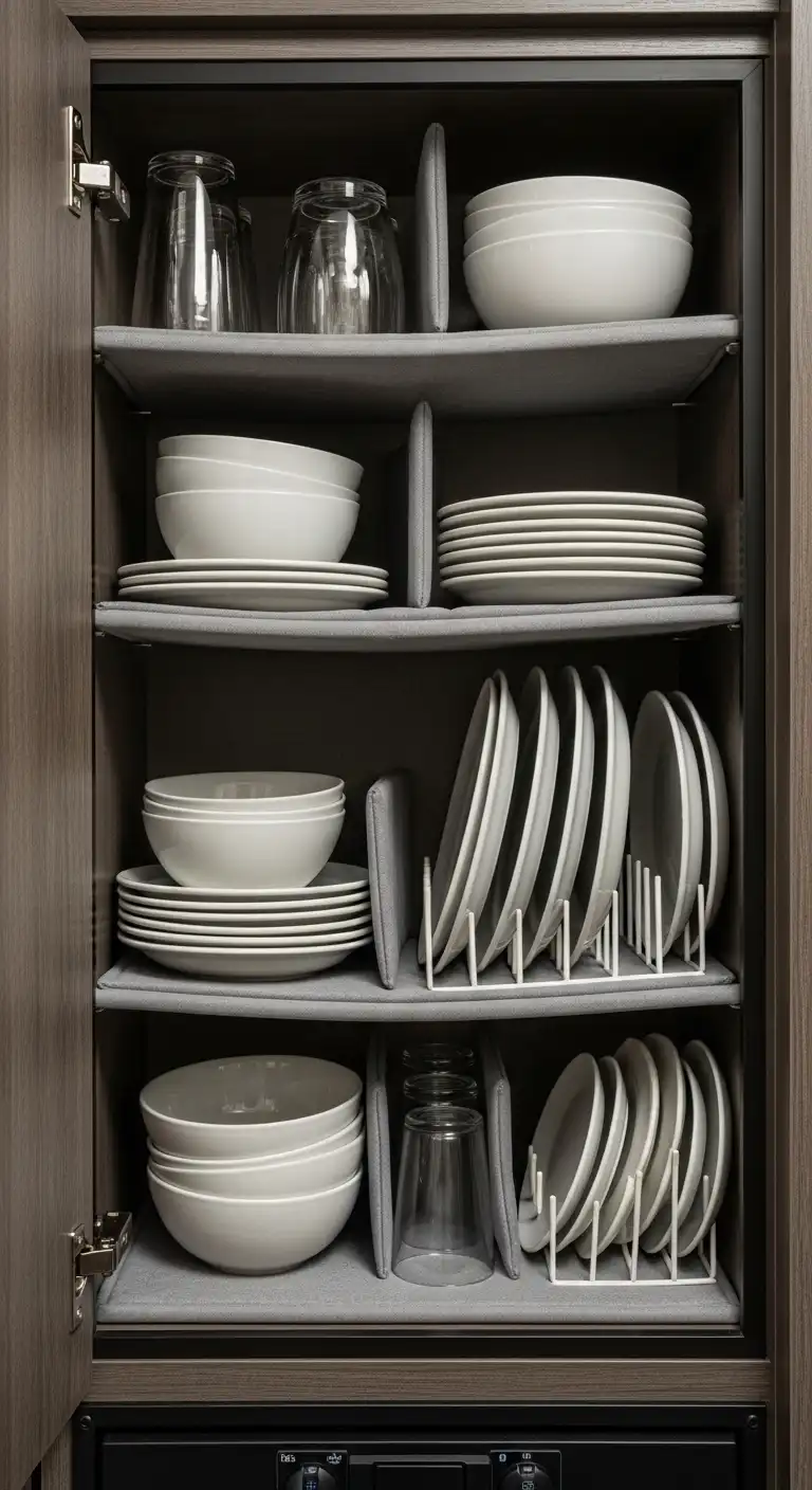 Lightweight Dish Storage Systems