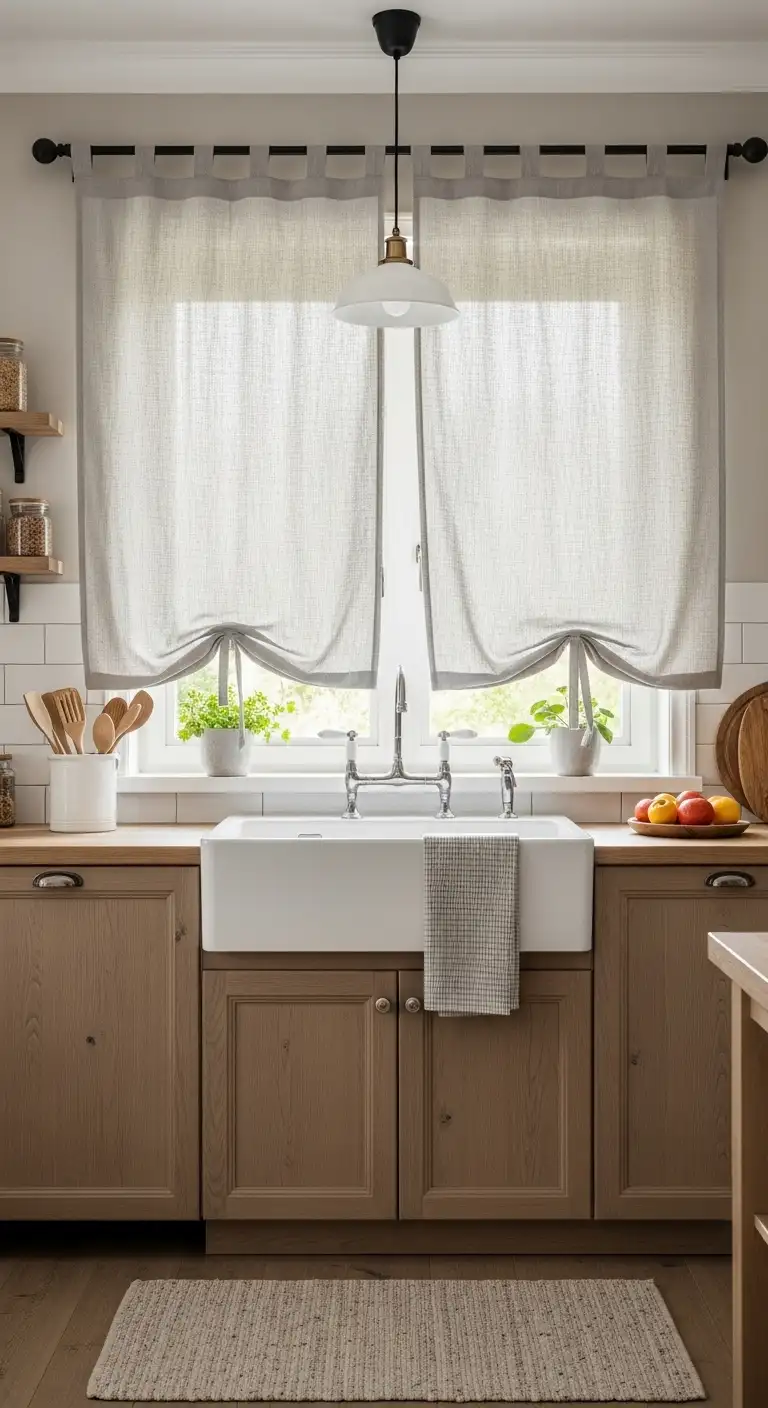 Linen Curtains for Natural Texture