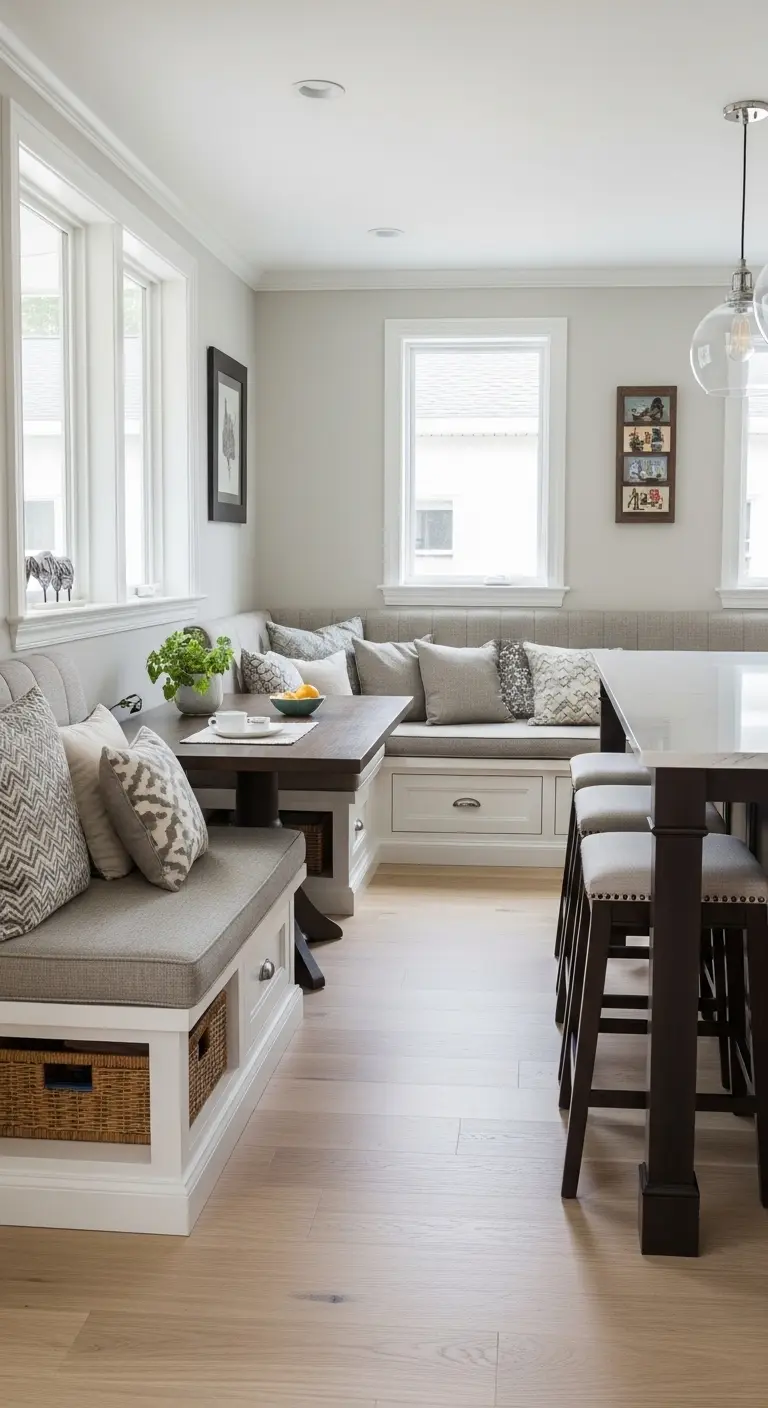 Luxury Kitchen with Custom Seating Areas