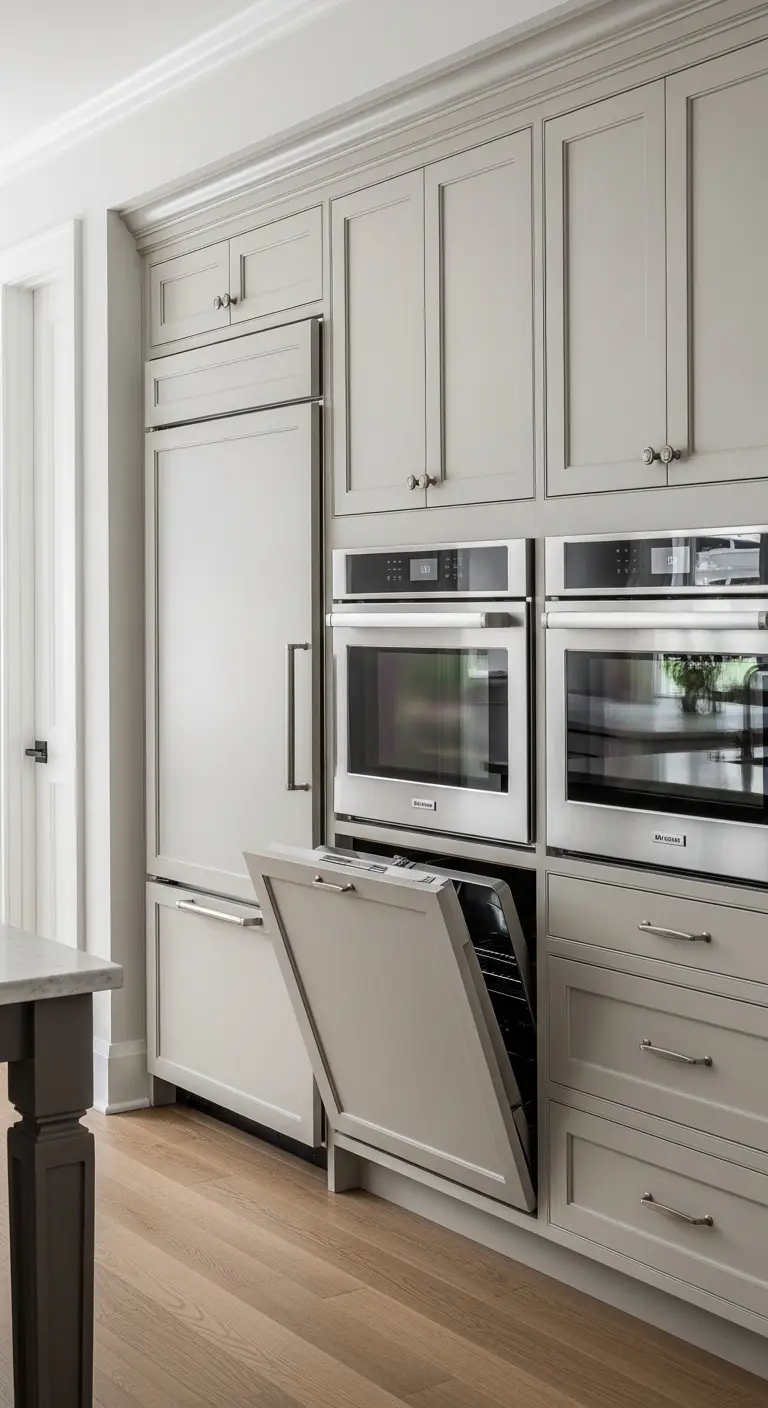 Luxury Kitchen with Integrated Appliances