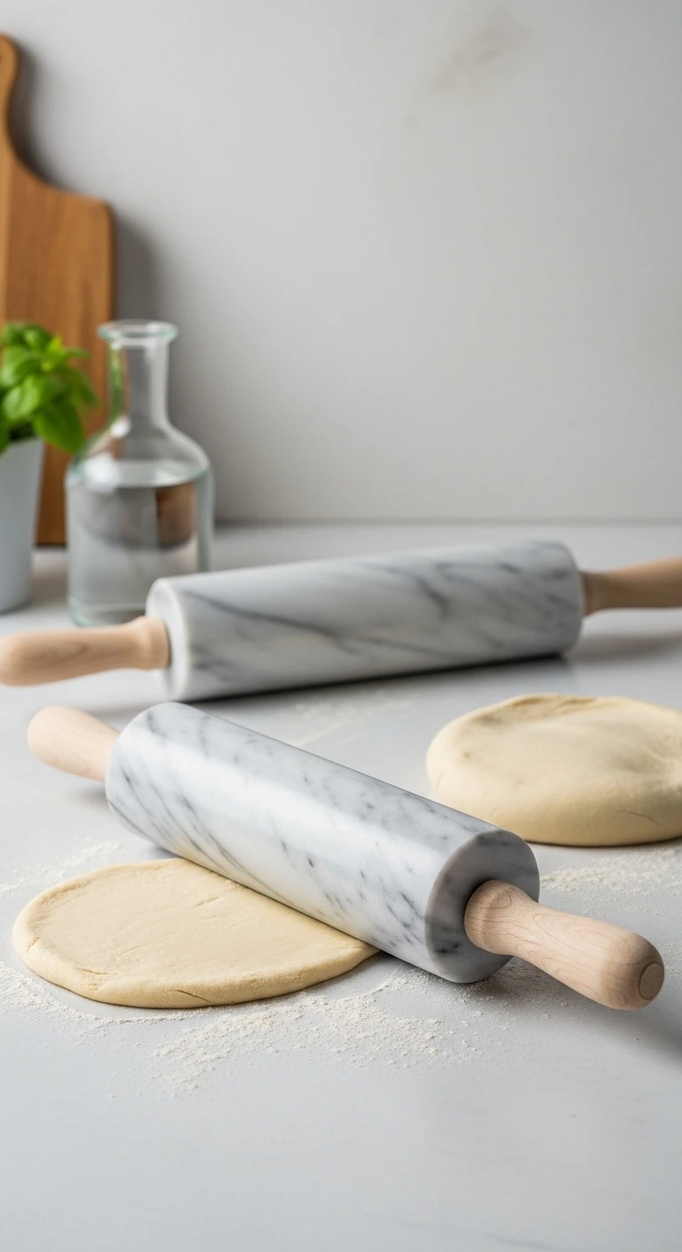 Marble Rolling Pins for Precision Baking