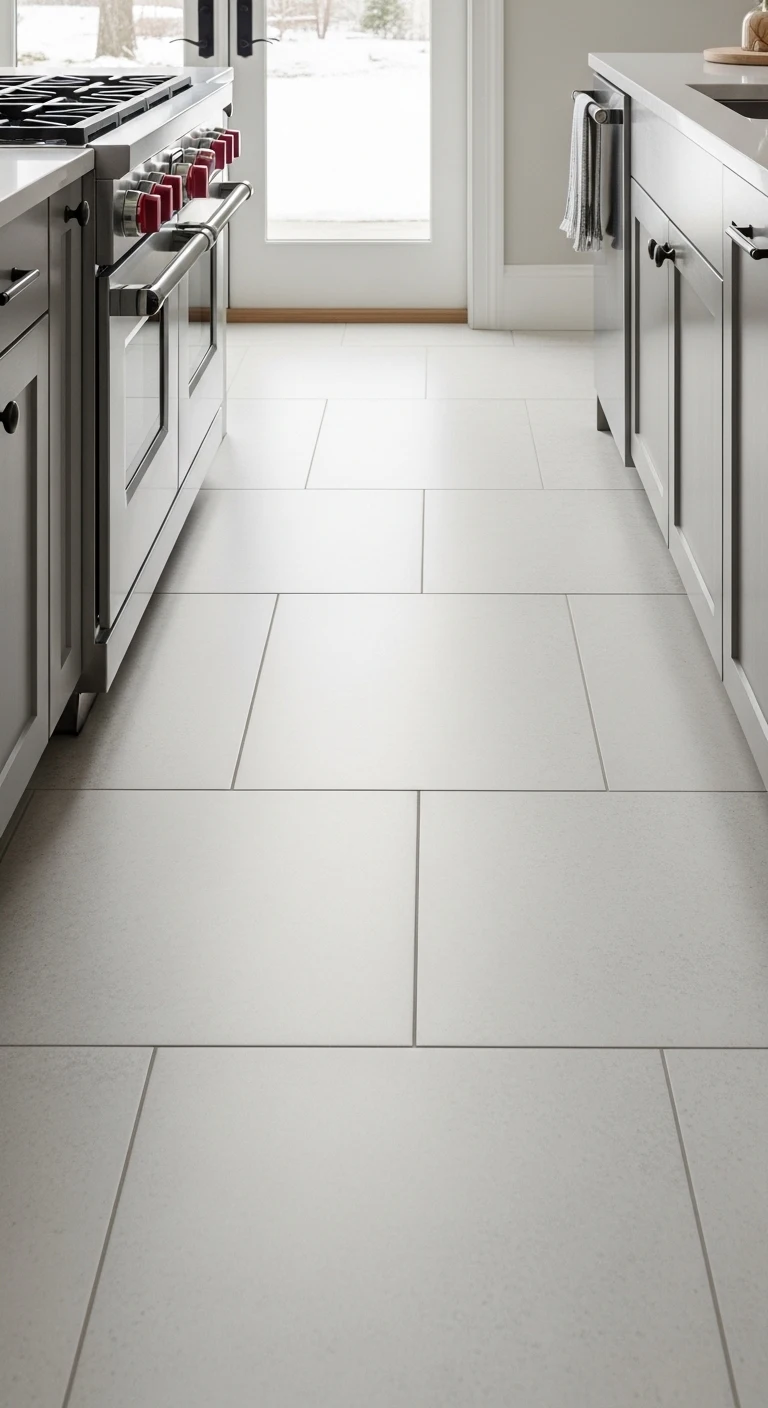 Material Selection Guide for White Kitchen Flooring Aesthetics