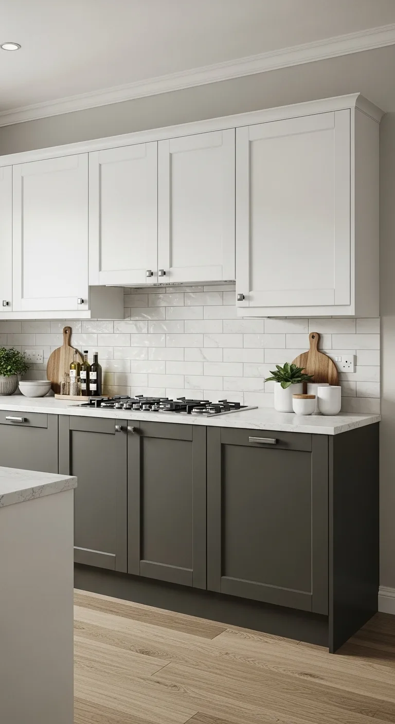Matte Finish Modern Kitchen Cabinets for Soft Elegance