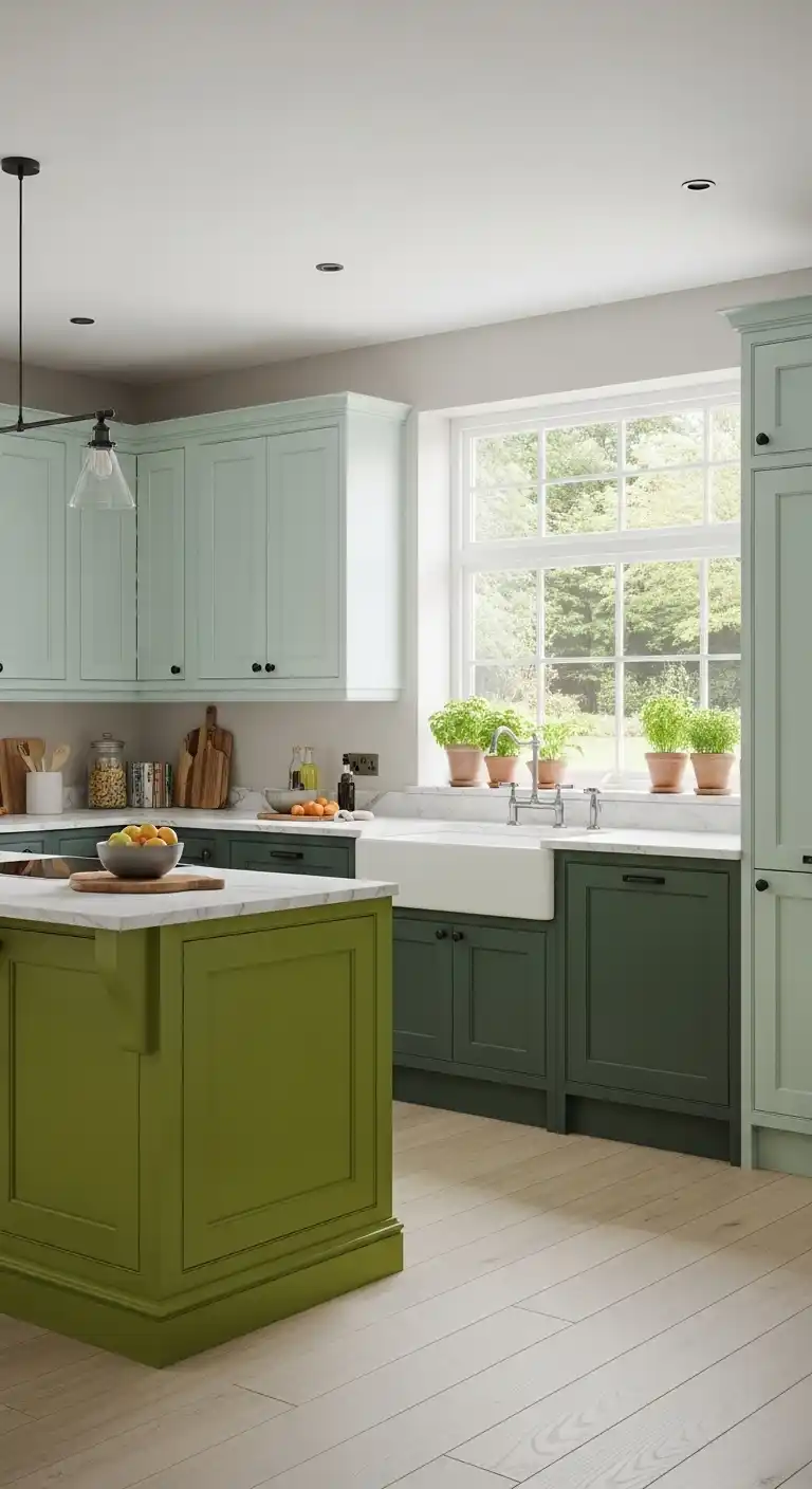 Mix and Match Different Green Shades