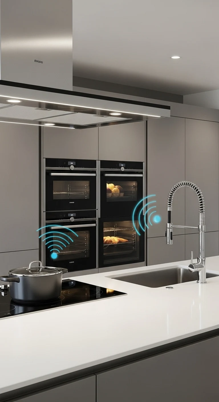 Modern Kitchen Remodel Design with Smart Appliances
